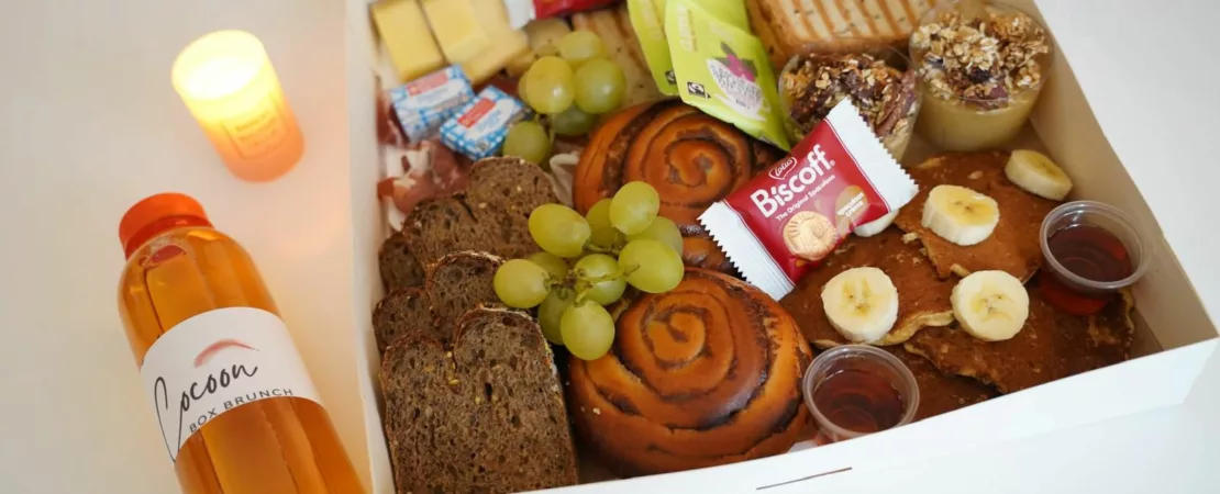 Brunch CocoonBox - Livraison de brunchs à Clermont-Ferrand et agglomération|Contenu de la Box Brunch « Saveurs d’Automne » Family à 53 €
