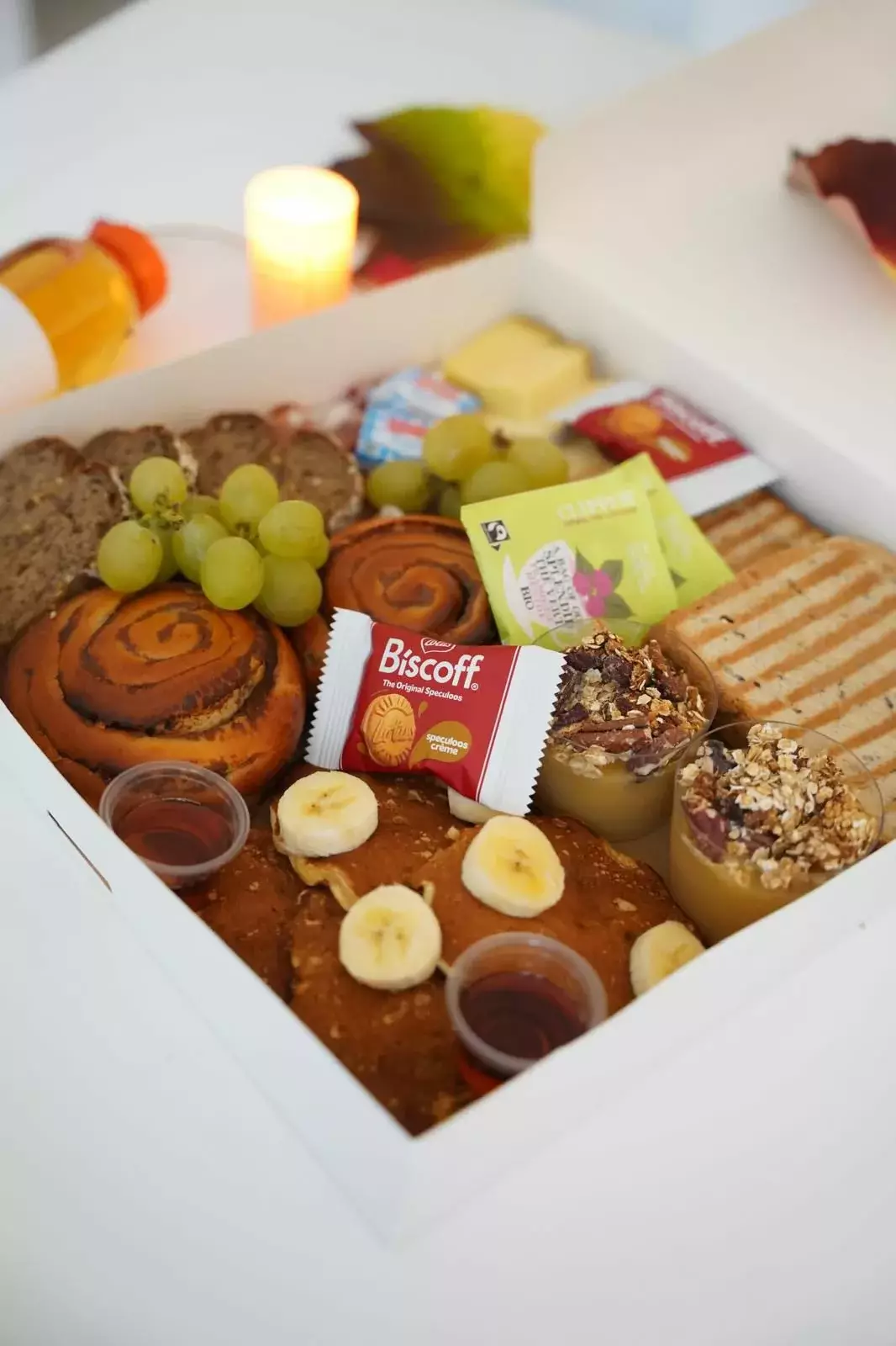 Brunch CocoonBox - Livraison de brunchs à Clermont-Ferrand et agglomération | Contenu de la Box Brunch « Saveurs d’Automne » Solo à 27 €