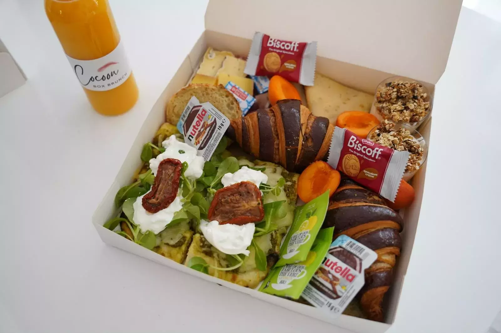 Brunch CocoonBox - Livraison de brunchs à Clermont-Ferrand et agglomération | Contenu de la Box Brunch « Fête des Pères » Duo à 45 €