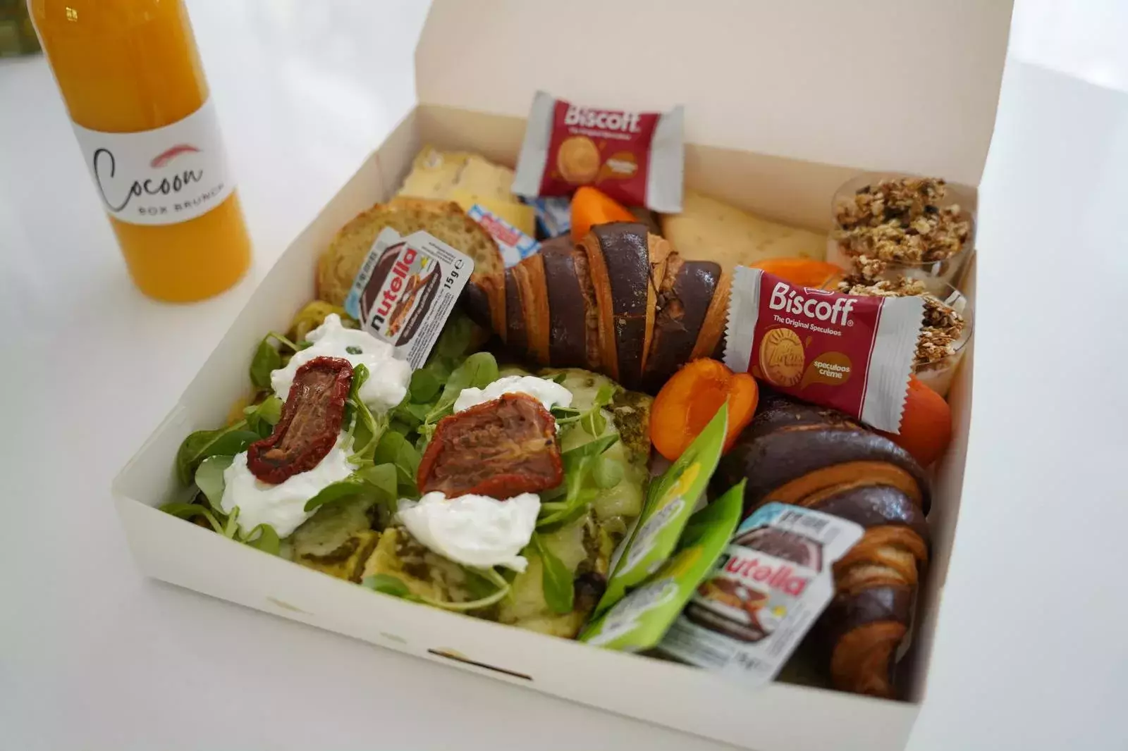 Brunch CocoonBox - Livraison de brunchs à Clermont-Ferrand et agglomération | Contenu de la Box Brunch « Fête des Pères » Duo à 45 €