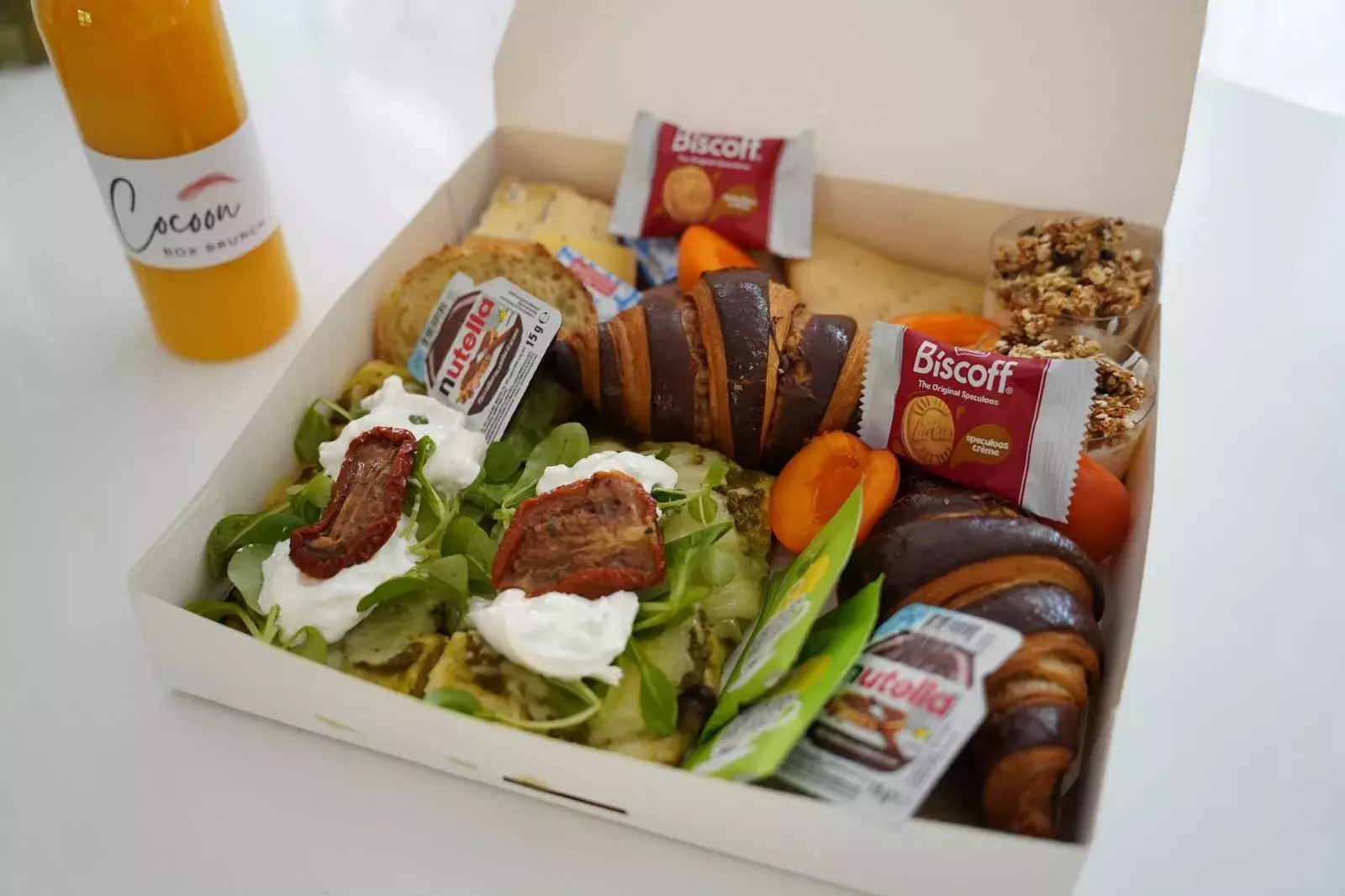 Brunch CocoonBox - Livraison de brunchs à Clermont-Ferrand et agglomération | Contenu de la Box Brunch « Fête des Pères » Duo à 45 €