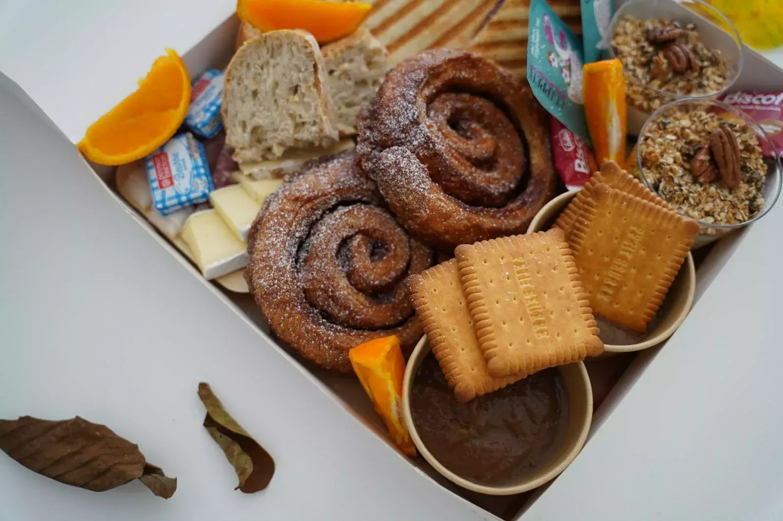 Brunch CocoonBox - Livraison de brunchs à Clermont-Ferrand et agglomération | Contenu de la Box « Douceurs d&rsquo;Automne » Duo à 47 €