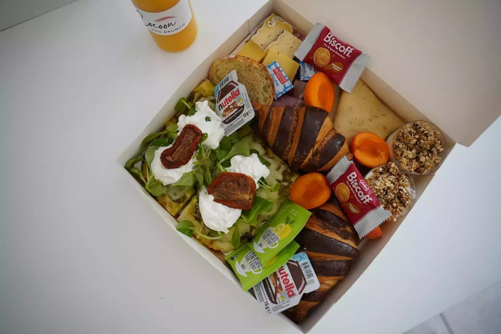 Brunch CocoonBox - Livraison de brunchs à Clermont-Ferrand et agglomération | Contenu de la Box Brunch « Fête des Pères » Duo à 45 €